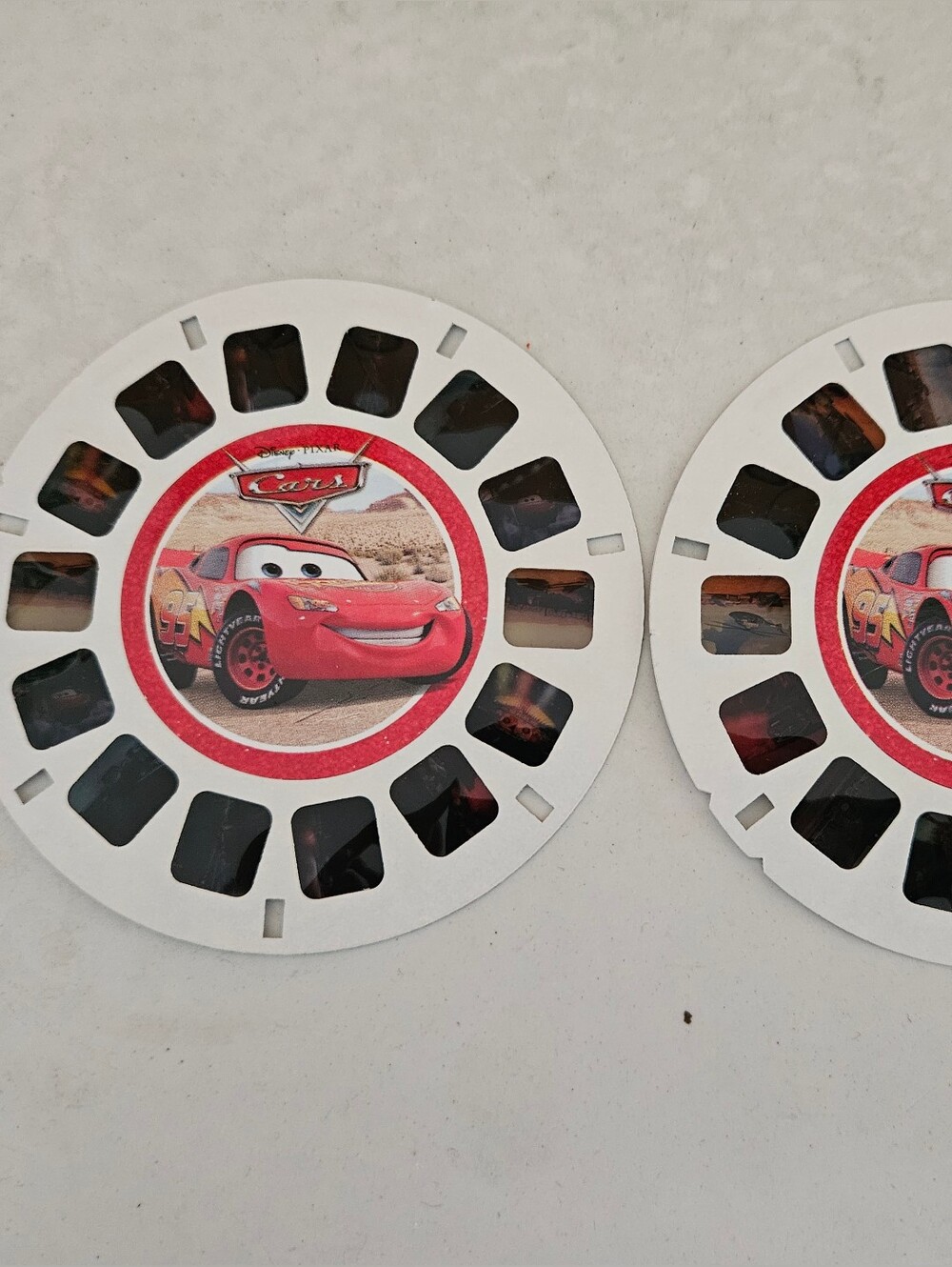 🧡3/$15 2006 2 Pc Disney Cars View-Master Reels